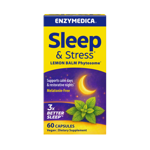 Sleep & Stress 60 Capsules by Enzymedica 
