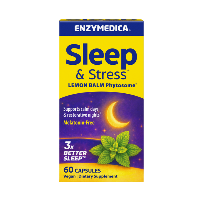 Sleep & Stress 60 Capsules by Enzymedica 
