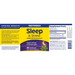 Sleep & Stress 60 Capsules by Enzymedica information label