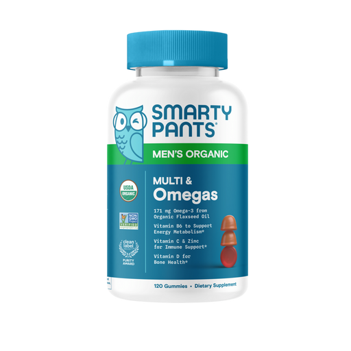 SmartyPants Organics Men's Complete 120 Gummies by SmartyPants Vitamins
