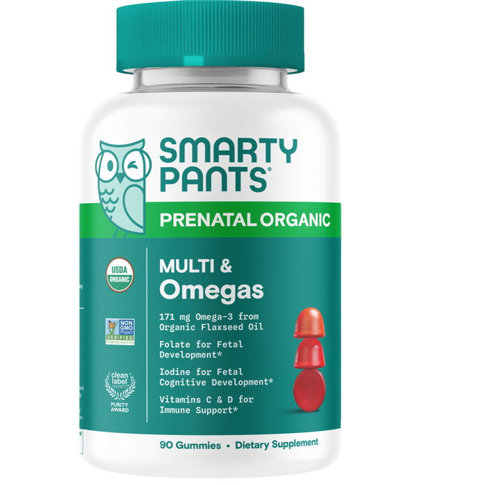SmartyPants Prenatal Organic Multi & Omegas 90 Gummies by SmartyPants Vitamins