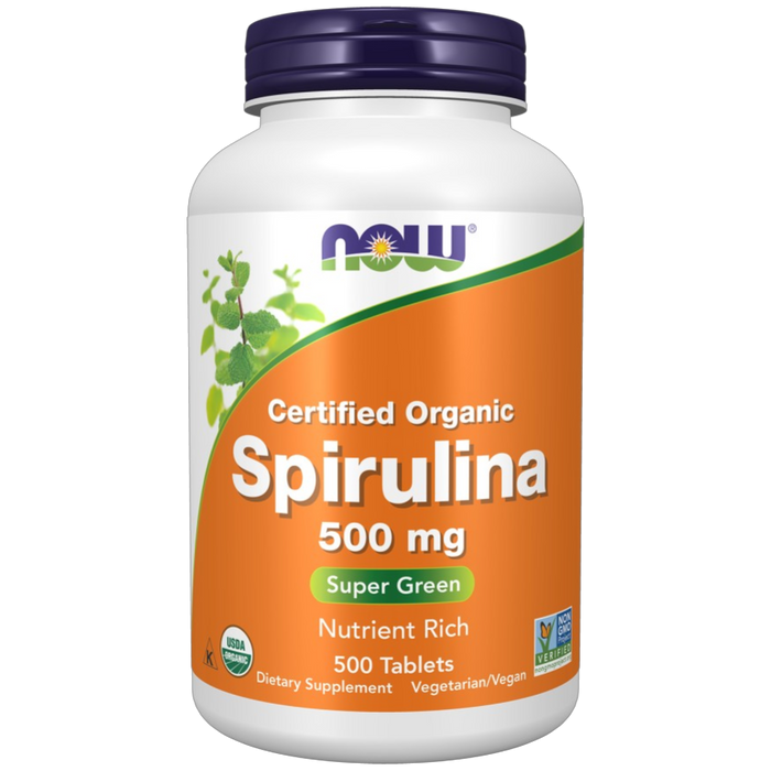 NOW, Spirulina 500 mg 500 tabs