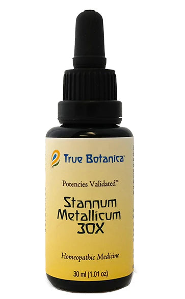 Stannum Metallicum 30X 30ml by True Botanica