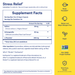 Stress Relief BioSeries 30 Capsules by Ritual supplement facts label

