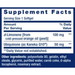Super-Absorbable CoQ10 50mg 60 Softgels by Life Extension supplement facts label