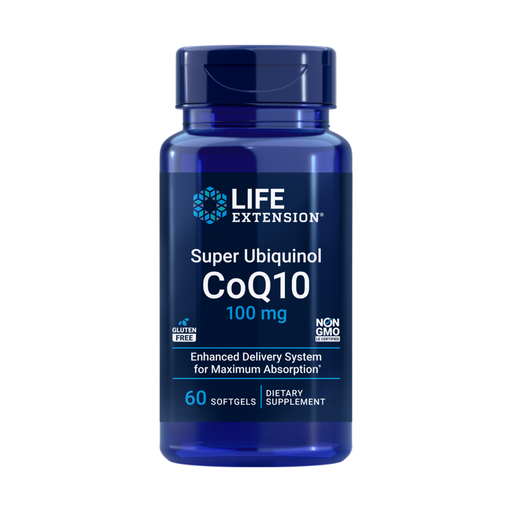 Super Ubiquinol CoQ10 100mg 60 Softgels by Life Extension
