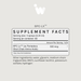 Supplement facts label for BPC LZ Pro Spray on a light gray background