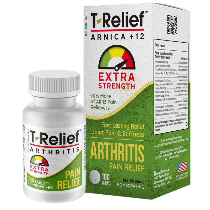 T-Relief Arthritis Extra Strength 100 Tablets by MediNatura