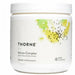 Thorne Amino Complex dietary supplement container with lemon flavor indication on a white background