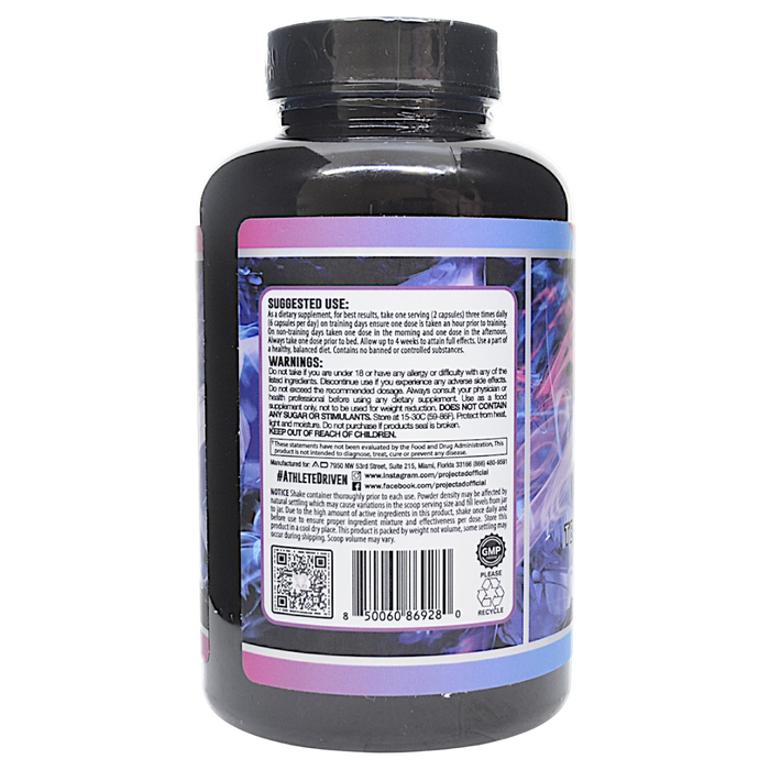 Project AD's Tauro Test 180 capsules suggested use