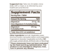 TauroMag SR 375mg 90 Tablets by Endurance Products supplement facts label
