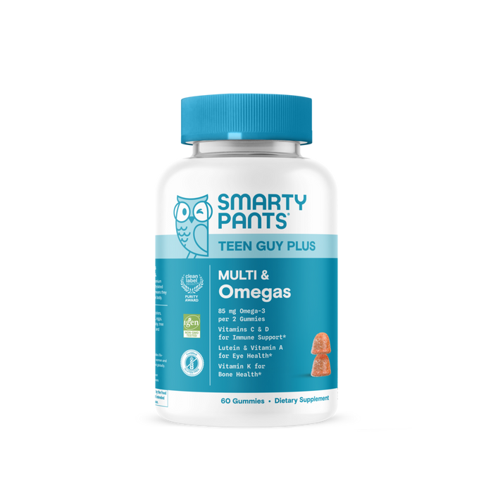 Teen Guy Plus Multi & Omegas 60 Gummies by SmartyPants Vitamins