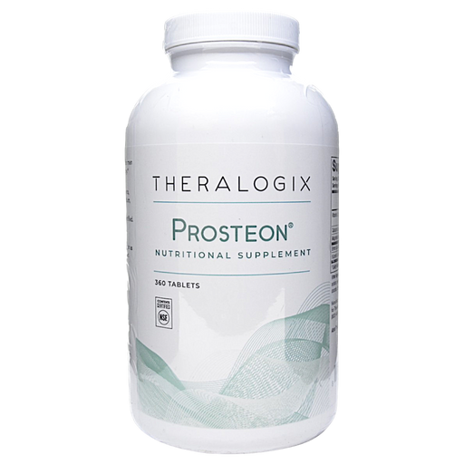 Bottle of Theralogix's Prosteon 360 tabs
