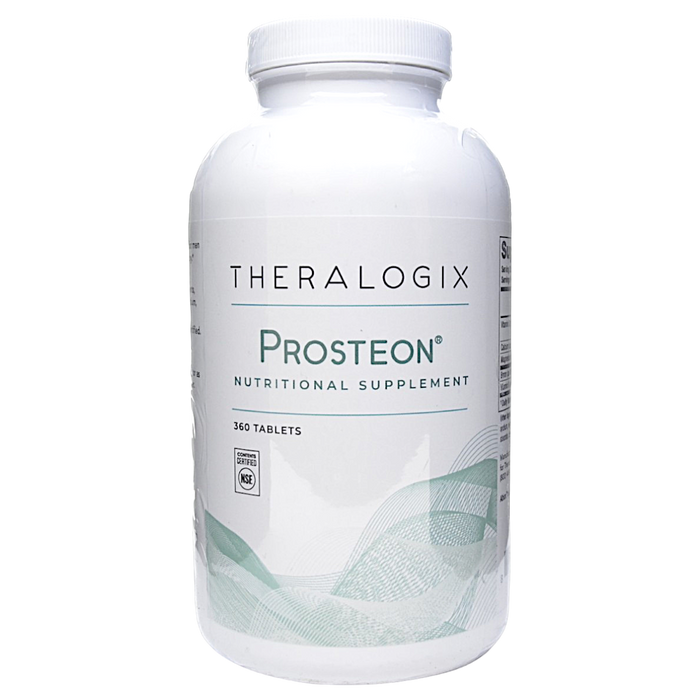 Bottle of Theralogix's Prosteon 360 tabs