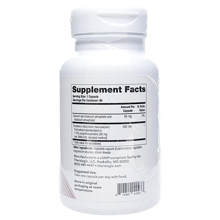 Theralogix's TheraCran One 90 Capsules Supplement Facts