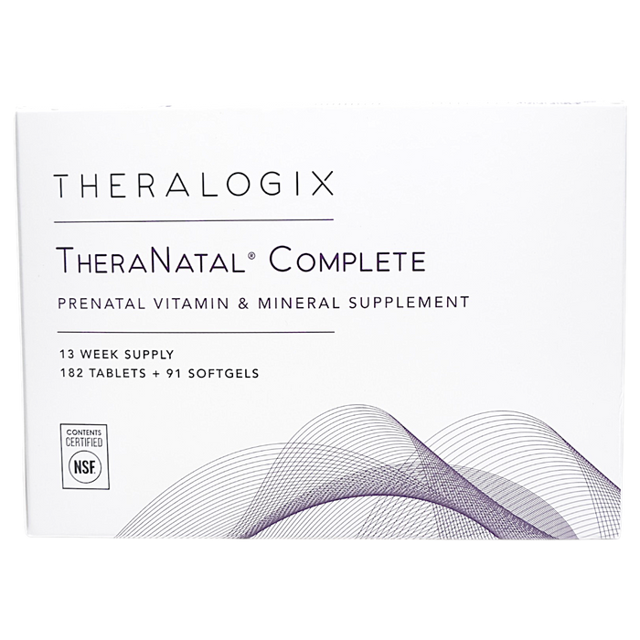 Box of Theralogix's TheraNatal Complete Prenatal Kit