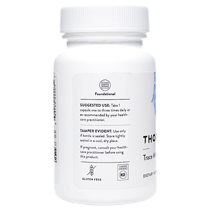 Thorne Research's Trace Minerals 90 Capsules Suggested Use