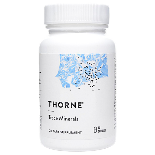 Bottle of Thorne Research's Trace Minerals 90 Capsules