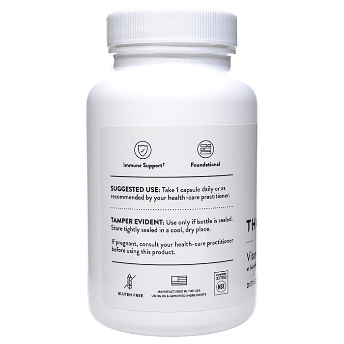 Thorne Research's Vitamin C 1000 60 Capsules Suggested Use