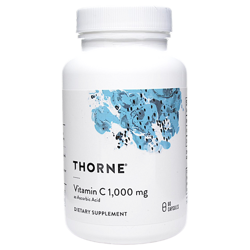 Bottle of Thorne Research's Vitamin C 1000 60 Capsules