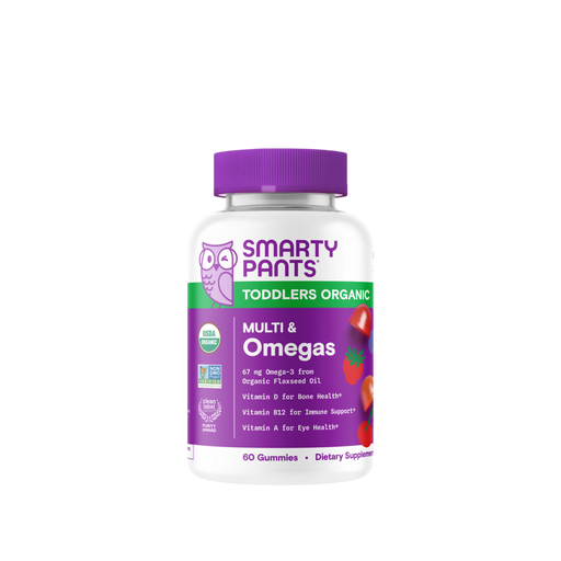Toddler Organic Multi & Omegas 60 Gummies by SmartyPants Vitamins