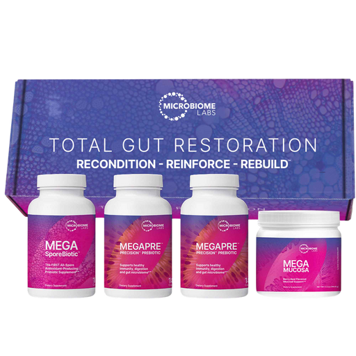 Total Gut Restoration Kit 3 by Microbiome Labs