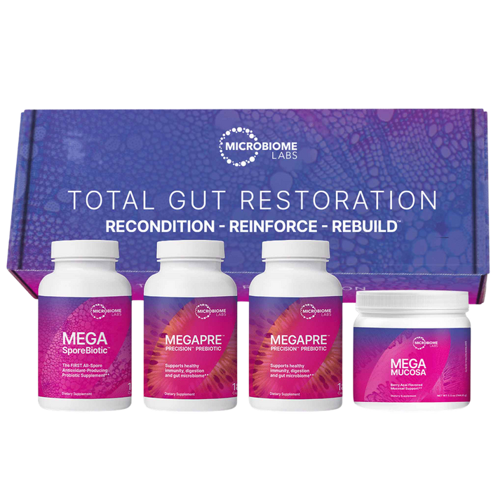 Total Gut Restoration Kit 3 by Microbiome Labs