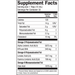 Total Omega 16 fl oz by Barlean's Organic Oils supplement facts label