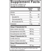 Total Omega 90 Softgels by Barlean's Organic Oils supplement facts label