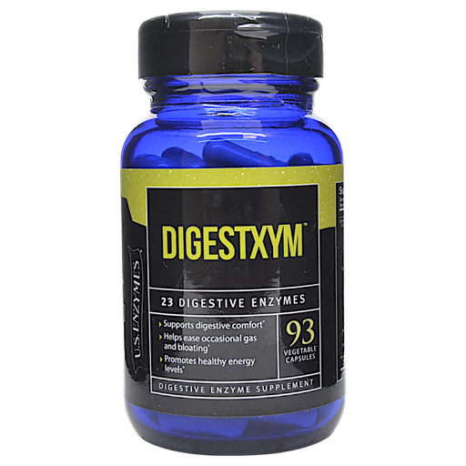 Bottle of US Enzymes' Digestxym 93 Capsules
