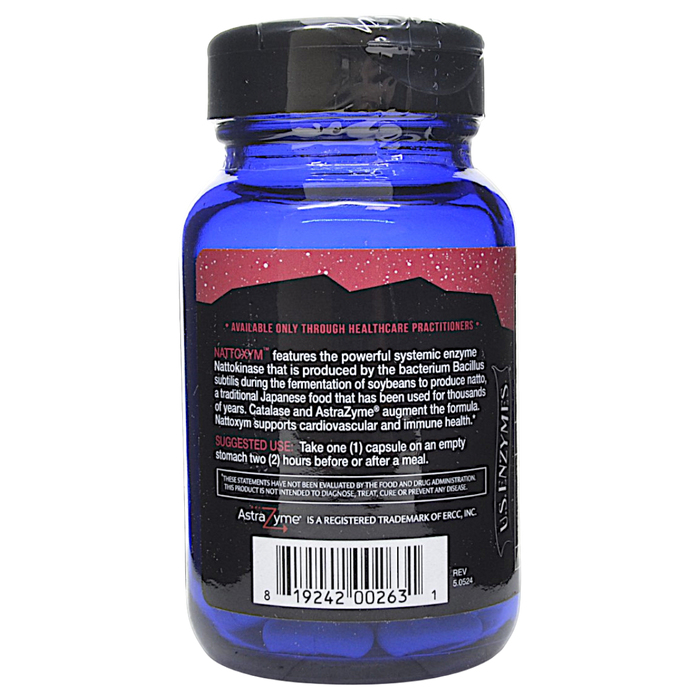 US Enzymes' Nattoxym 93 Capsules Suggested Use
