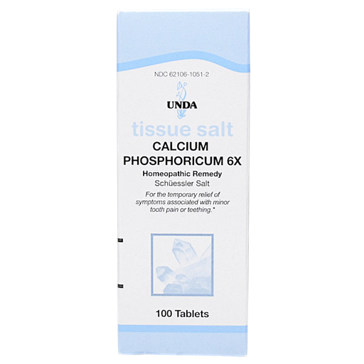 Box of Unda's Calcium Phosphoricum 6X 100 Tablets