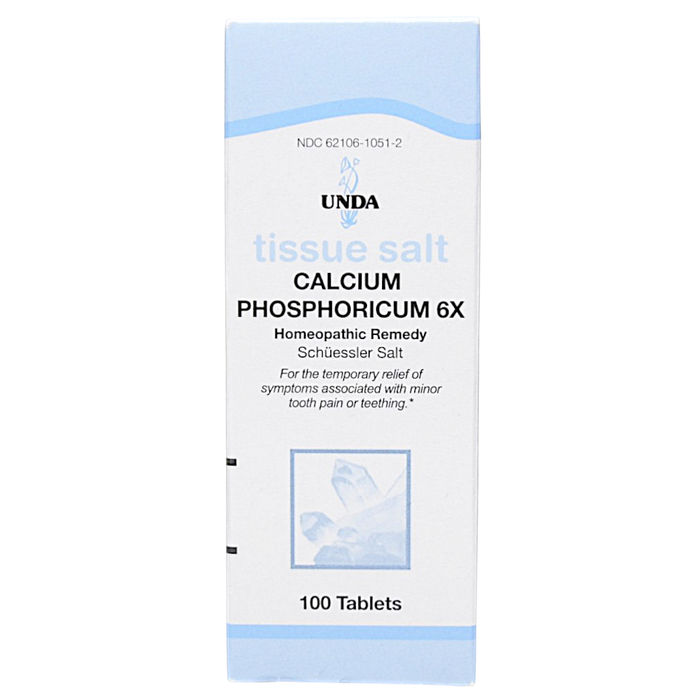 Box of Unda's Calcium Phosphoricum 6X 100 Tablets