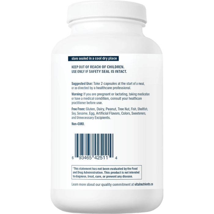 Suggested Use Betaine HCL w/Pepsin & Gentian 225 caps