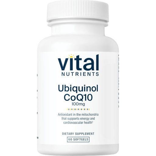 Vital Nutrients, Ubiquinol CoQ10 100 mg 60 gels