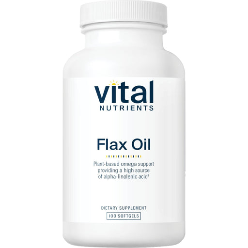 Vital Nutrients, Flax Oil Caps 1000 mg 100 gels