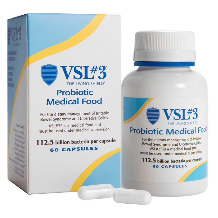 VSL#3 Probiotic Medical Food 112.5 Billion CFU 60 capsules