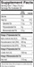 Vegan Omega; Flax & Algae Oil Blend 16 fl oz by Barlean's Organic Oils supplement facts label