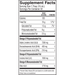 Vegan Omega; Flax & Algae Oil Blend 16 fl oz by Barlean's Organic Oils supplement facts label