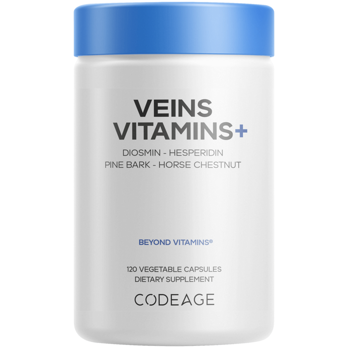 Veins Vitamins+ 120 Capsules by CodeAge