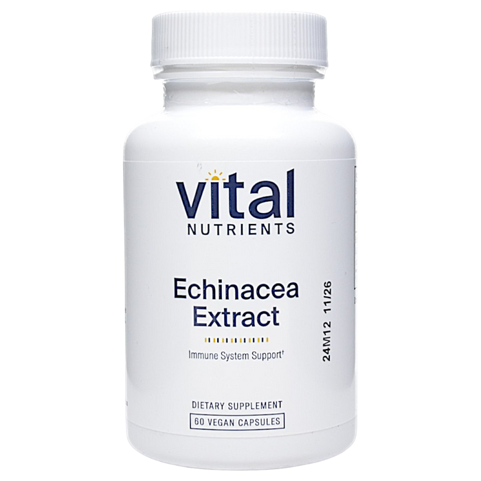 Bottle of Vital Nutrients' Echinacea Extract 60 Capsules