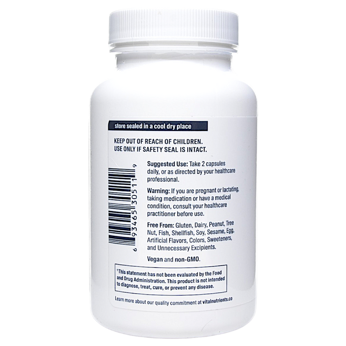 Vital Nutrients' Magnesium Citrate 100 Capsules Suggested Use
