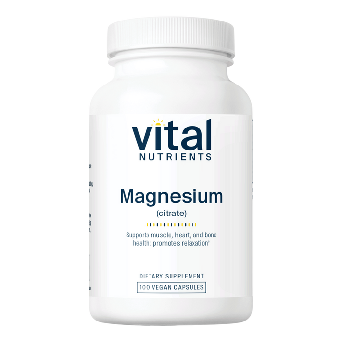Magnesium (Citrate) 150 mg 100 caps by Vital Nutrients