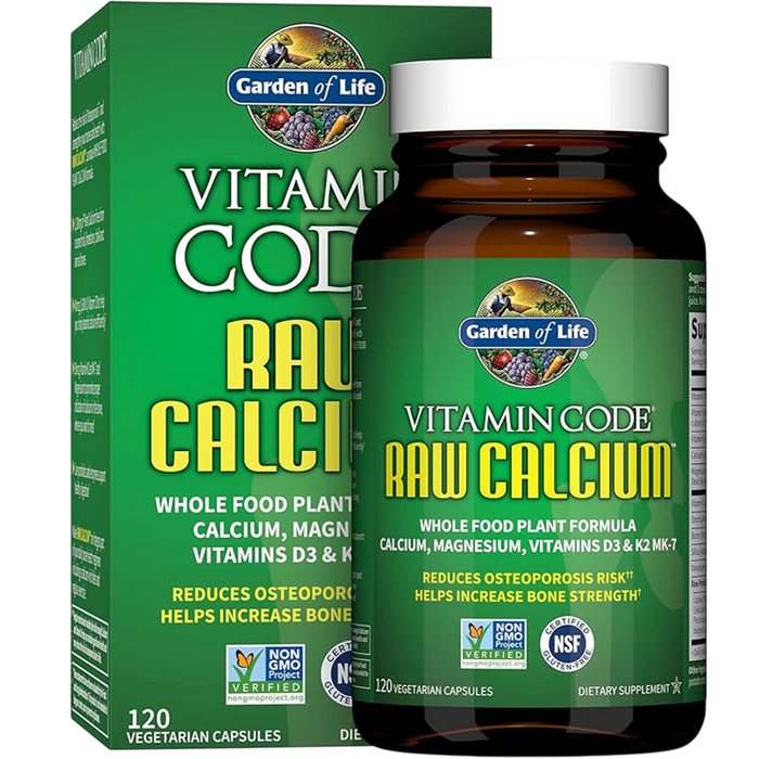 Vitamin Code RAW Calcium by Garden of Life 120 capsules 