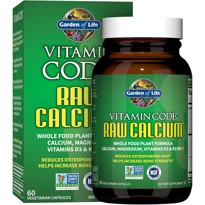 Vitamin Code RAW Calcium by Garden of Life 60 capsules