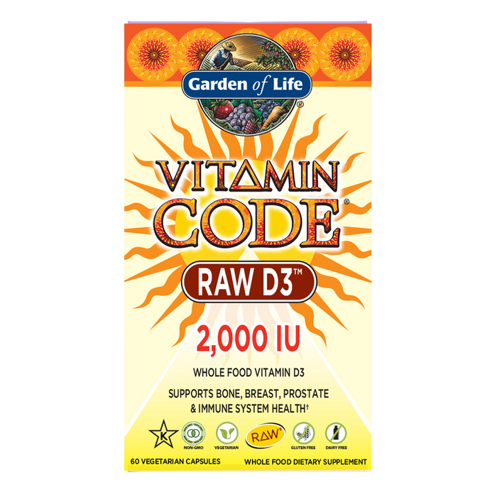 Vitamin Code RAW D3 2000IU by Garden of Life