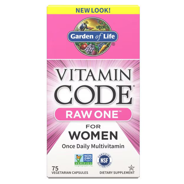 Vitamin Code RAW One for Women by Garden of Life 75 capsules 
