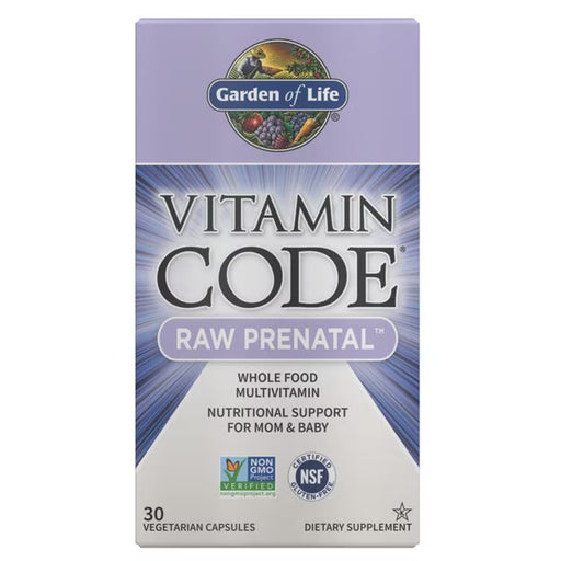 Vitamin Code RAW Prenatal by Garden of Life 30 capsules