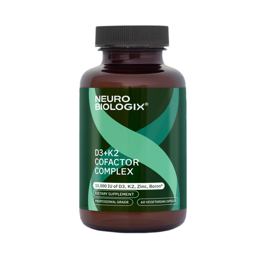 Vitamin D3+K2 Cofactor Complex 60 Capsules by Neurobiologix