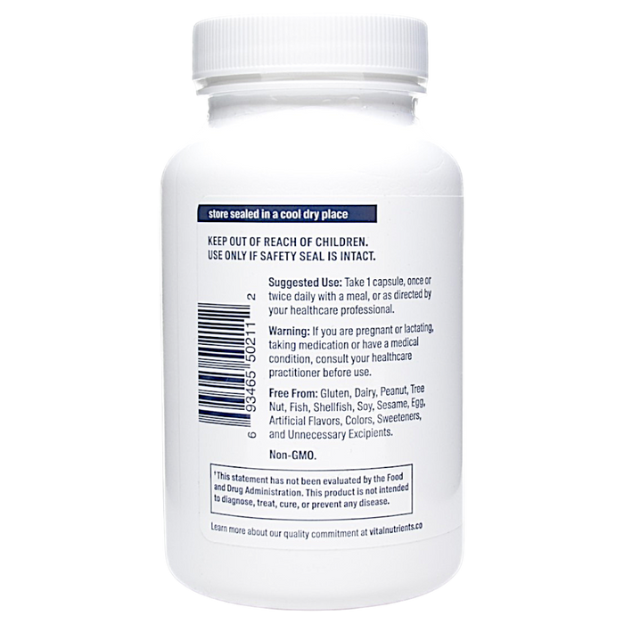 Vital Nutrients' Minimal and Essential 90 Capsules Suggested Use
